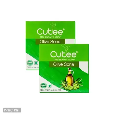 Cutee Olive Sona The Beauty Soap - 100g (Pack Of 2)