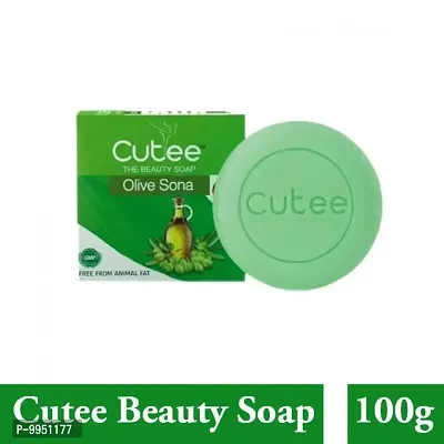 Cutee Beauty Olive Sona Soap  (100gm)