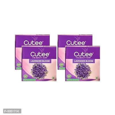 Cutee Lavender Bloom The Beauty Soap - 100g (Pack Of 4)