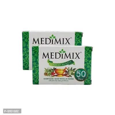Medimix Hand Made Ayurvedic Soap - 75g (Pack Of 2)-thumb0