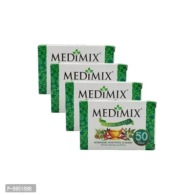 Medimix Hand Made Ayurvedic Soap - 75g (Pack Of 4)-thumb0
