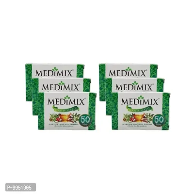 Medimix Hand Made Ayurvedic Soap - 75g (Pack Of 6)-thumb0