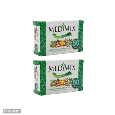 Medimix Classic Ayurvedic Bathing Soap - Pack Of 2 (75gm)