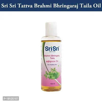Sri Sri Tattva Brahmi Bhringaraj Taila Oil - 100ml-thumb0