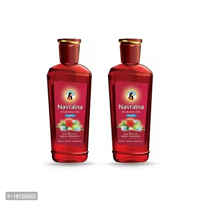 Navratna Cool Hair Oil - Pack Of 2 (200ml)