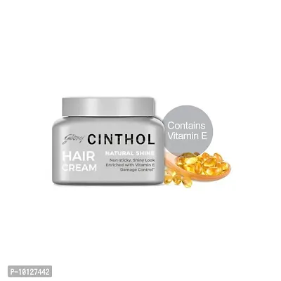 Cinthol Hair Styling Cream, Natural Shine - 50g-thumb0