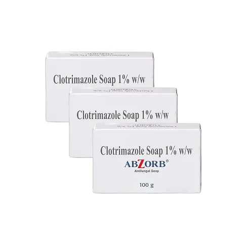 Abzorb Antifungal Cleansing Soap - Pack Of 3 (100g)