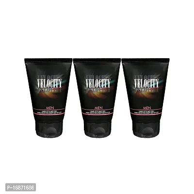 Velocity Men Hair Styling Gel - 50g (Pack Of 3)