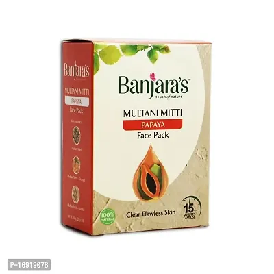 Banjaras Multani Mitti Papaya Face Pack - 100g