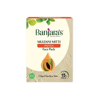 Banjaras Multani Mitti Papaya Face Pack - 100g-thumb1