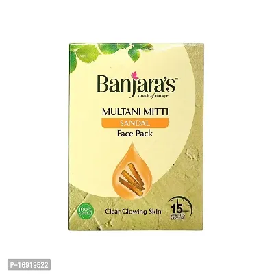 Multani Mitti Sandal Banjara's Face Pack Powder - 100g