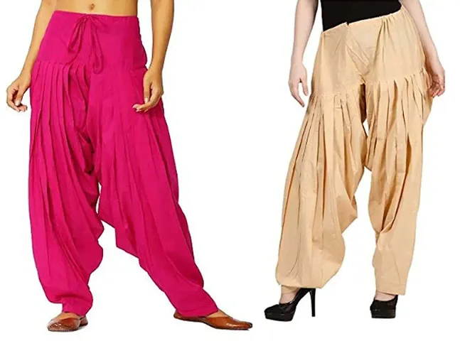 Products Womens Loose Fit Patiala Salwar (pack of -2)