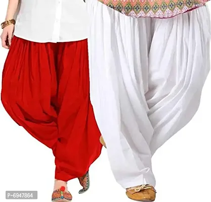 WOMEN COTTON SEMI PATIALA (pack of -2)-thumb0