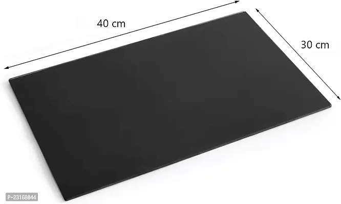 Homes Glass Cutting Chopping Kneading Board For Kitchen Tempered Glass | Large | 40 X 30 Cm-thumb2