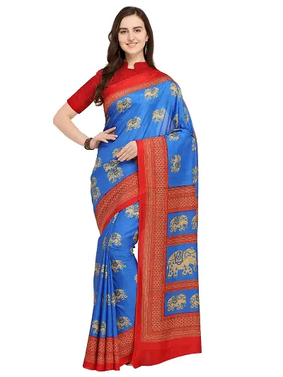 Must Have Silk Blend Saree with Blouse piece 