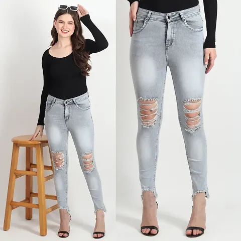 Trendy Casual wear Jeans for women