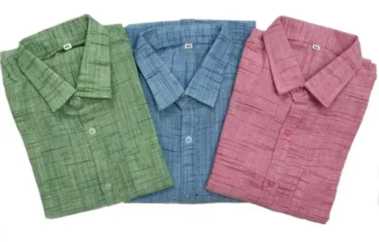 Stylish Casual Shirt For Men Pack Of 3