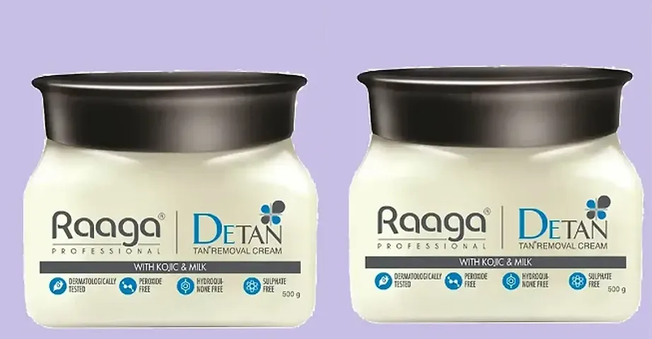 Raaga Professional Detan Cream 500gm Pack Of-2