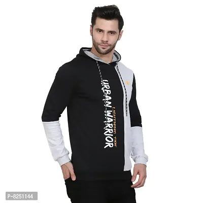 Classic Cotton Solid Hoodie Tshirt for Men