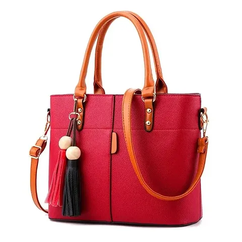 Just Chill Womens Leather Handbags Purses Top-handle Totes Shoulder Bag for Ladies(Handbag-01)