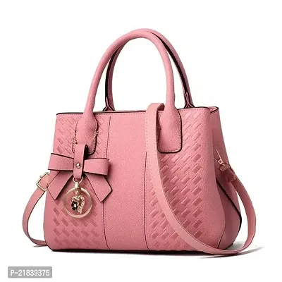 Just Chill Womens Leather Handbags Purses Top-handle Totes Shoulder Bag for Ladies(06-Peach)