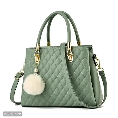 Just Chill Womens Leather Handbags Purses Top-handle Totes Shoulder Bag for Ladies(02-Green)-thumb0