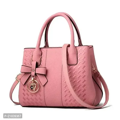 Just Chill Womens Leather Handbags Purses Top-handle Totes Shoulder Bag for Ladies(03-Peach)