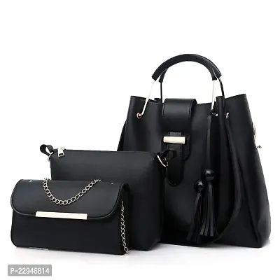 High Quality Designer Womens Shoulder Bags 3 Pcs/Set PU Leather Handbags Set For Women Luxury Purse