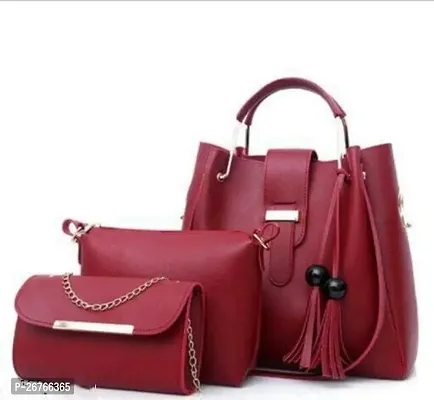 Stylish Combod Of 3 Handbags For Women-thumb0