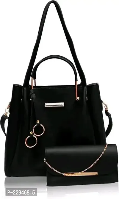 High Quality Designer Womens Shoulder Bags 3 Pcs/Set PU Leather Handbags Set For Women Luxury Purse-thumb4