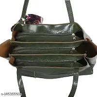 Classic Solid PU Handbag For Women-thumb3