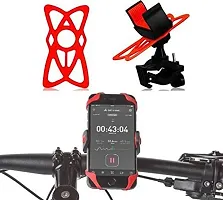 Premium Quality Haau Universal Silicone Unbreakable Mobile Phone Holder For Bike, Bicycle Cradle Stand-thumb2