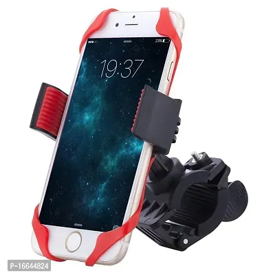 Premium Quality Haau Universal Silicone Unbreakable Mobile Phone Holder For Bike, Bicycle Cradle Stand-thumb0