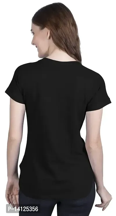 THE BLAZZE 1319 Women's Cotton Round Neck T-Shirts for Women-thumb2