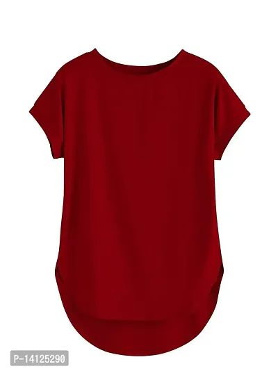 THE BLAZZE 1319 Women's Cotton Round Neck T-Shirts for Women-thumb0