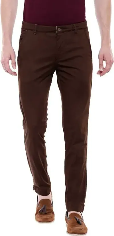 Buy online Brown Cotton Chinos Casual Trousers from Bottom Wear for Men by  Vmart for 719 at 20 off  2023 Limeroadcom
