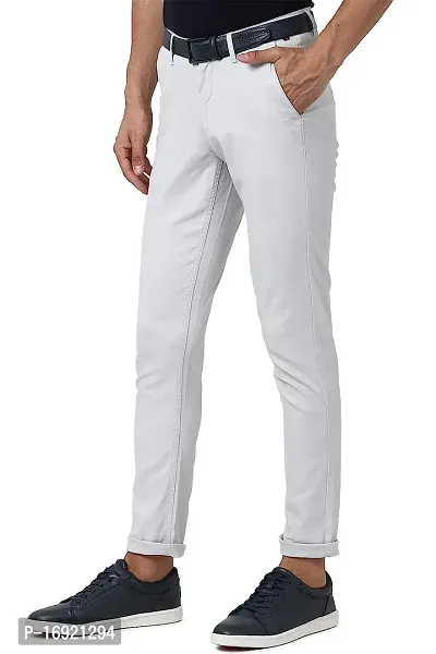 Buy Parx Men White Linen Slim Fit Solid Regular Trousers - Trousers for Men  6144545 | Myntra