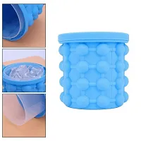 SIDDHI VINAYAK Creation Silicone Ice Bucket Revolutionary Space Saving Ice Cube Molds for Home Cafe Parties Restaurants Buffets Chilling Whiskey-thumb1