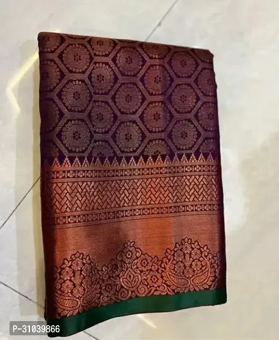 Trendy Banarasi silk sareesWith Blouse Piece