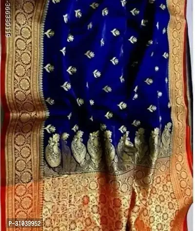 Trendy Banarasi Sarees  With Blouse Piece-thumb0