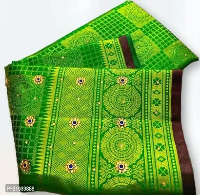 Trendy Kanjivaram Brocade Sarees With Blouse Piece