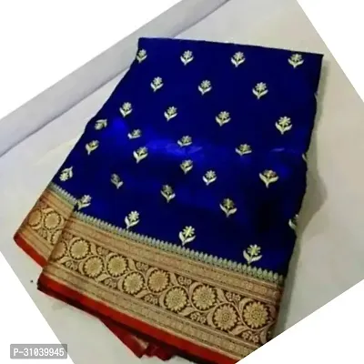 Trendy Banarasi Pattu Silk Sarees With Blouse Piece-thumb0