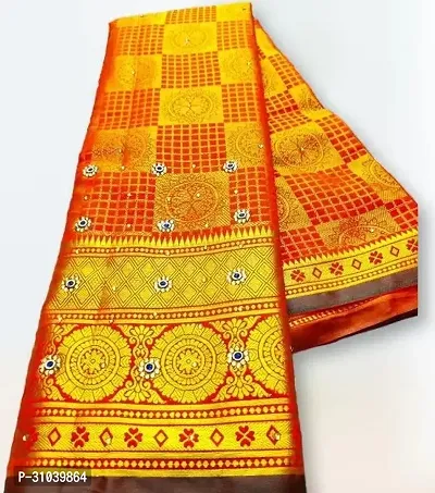 Trendy Kanjivaram Brocade Sarees With Blouse Piece