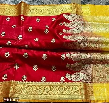 Classic Art Silk Saree With Blouse Piece-thumb0