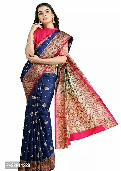 Classic Art Silk Saree with Blouse Piece