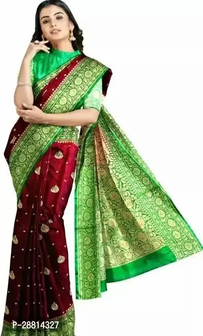 Classic Art Silk Saree with Blouse Piece