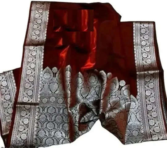 Glamorous Art Silk Saree with Blouse piece 