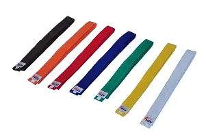 MSW Coloured Karate Belt Polly Cotton Mixed Martial Arts Belt GREN Colors-thumb2