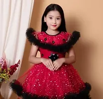 Stylish Net Dress for Kid Girl-thumb3