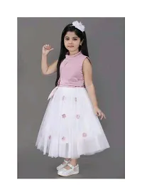 Trendy Net Frock For Girl-thumb3